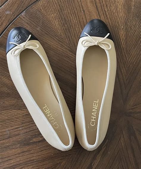 chanel ballerina original|Chanel flats price euro.